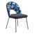 Motif floral noir est en rupture de stock
