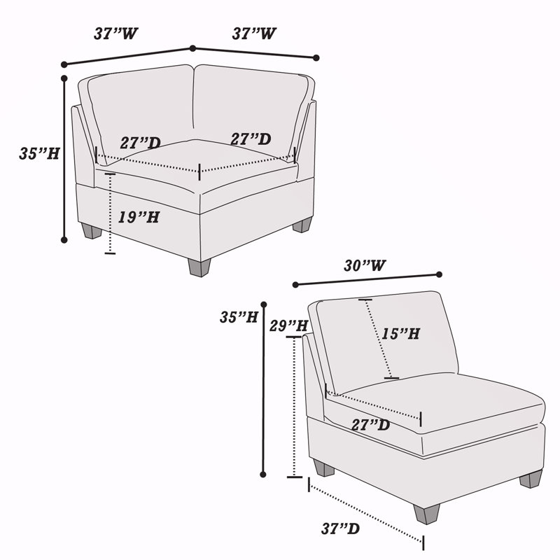  3 pièces en gris, Gris chenille, Brun