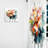 Chalise - Colorful Lily Splash I - Modern Curtain - Velvet Room Darkening - 1 panel-2090948048