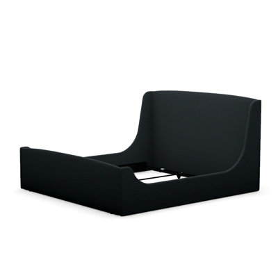 Swan Upholstered King Bed