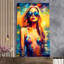 Summer Girl in Bikini - peinture sur toile tendue-88068995