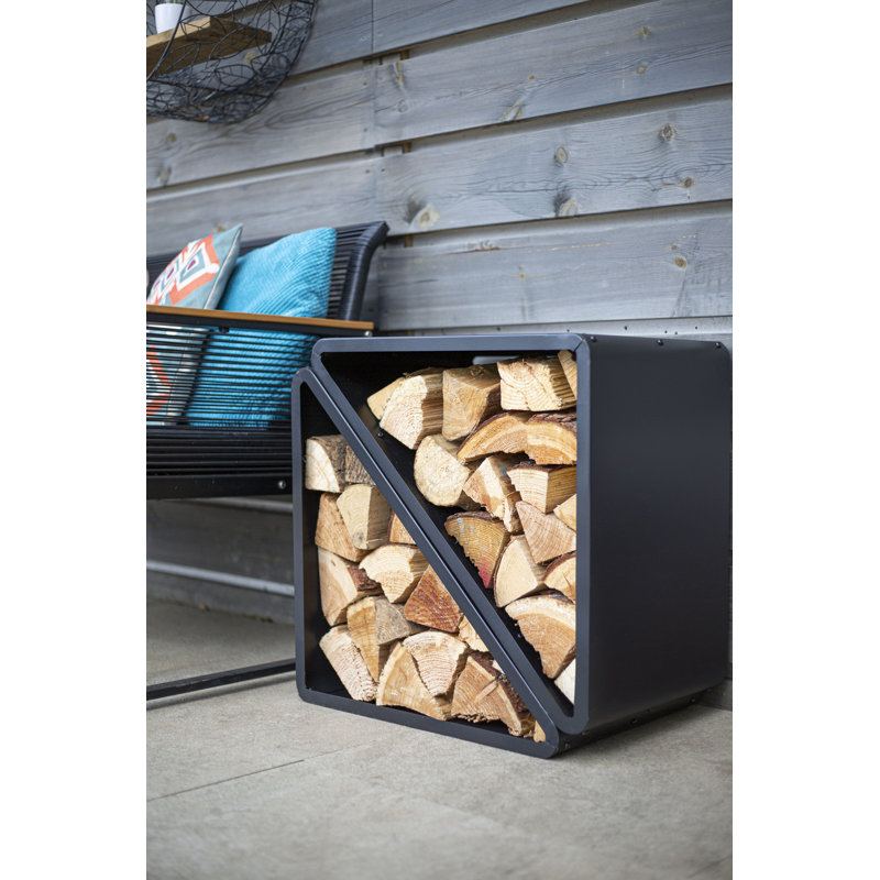 Brinly 57cm W x 57cm D Metal Log Store