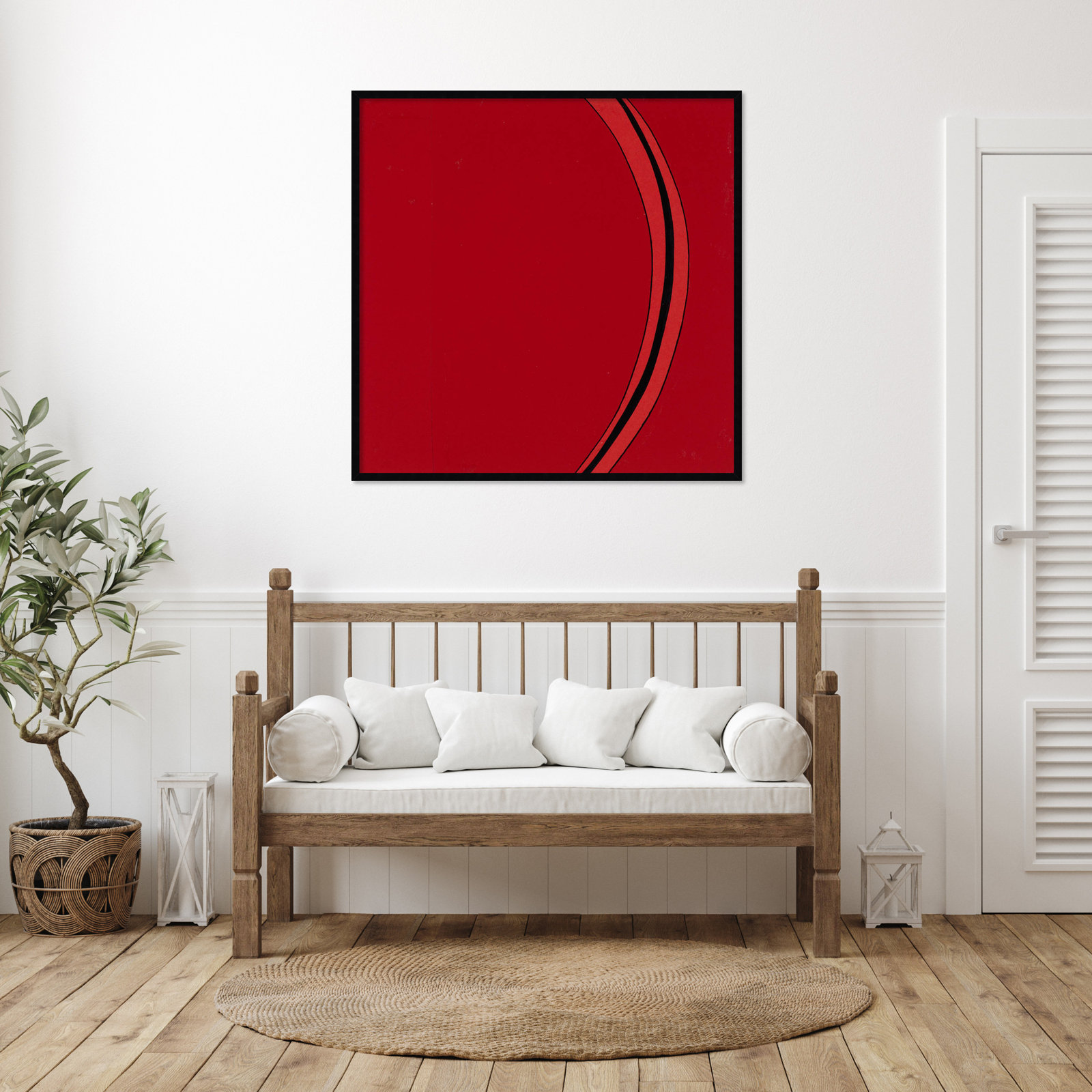 Segment by Alex Dunn, Black, 41" H x 41" W