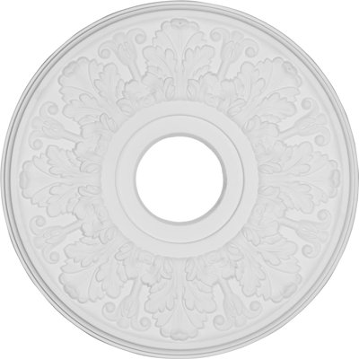 Médaillon de plafond Endurathane Apollo, DE 15 1/2 po x P 3 1/2 po x P 1 1/4 po, apprêté en usine