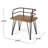 Outdoor Industrial Wood And Metal Chair
