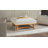 Modern Farmhouse Easy Assembly Upholstered Large Ottoman with Wood Legs-1398062500