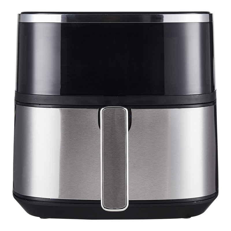 Belfry Kitchen 6L Basket Air Fryer Air Fryer, Black/Silver