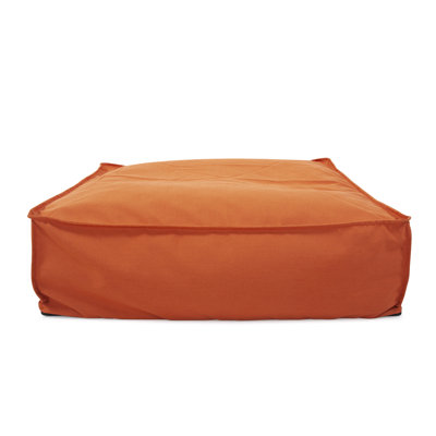 Albelo-Sire Upholstered Outdoor Ottoman with Sunbrella® Cushion