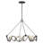 Merion 8 - Light Dimmable Wagon Wheel Chandelier
