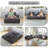 55-inch One Seat Chenille Sponge Sofa Lounge Chair Fluffy Modern Sleeper Chair-902040771