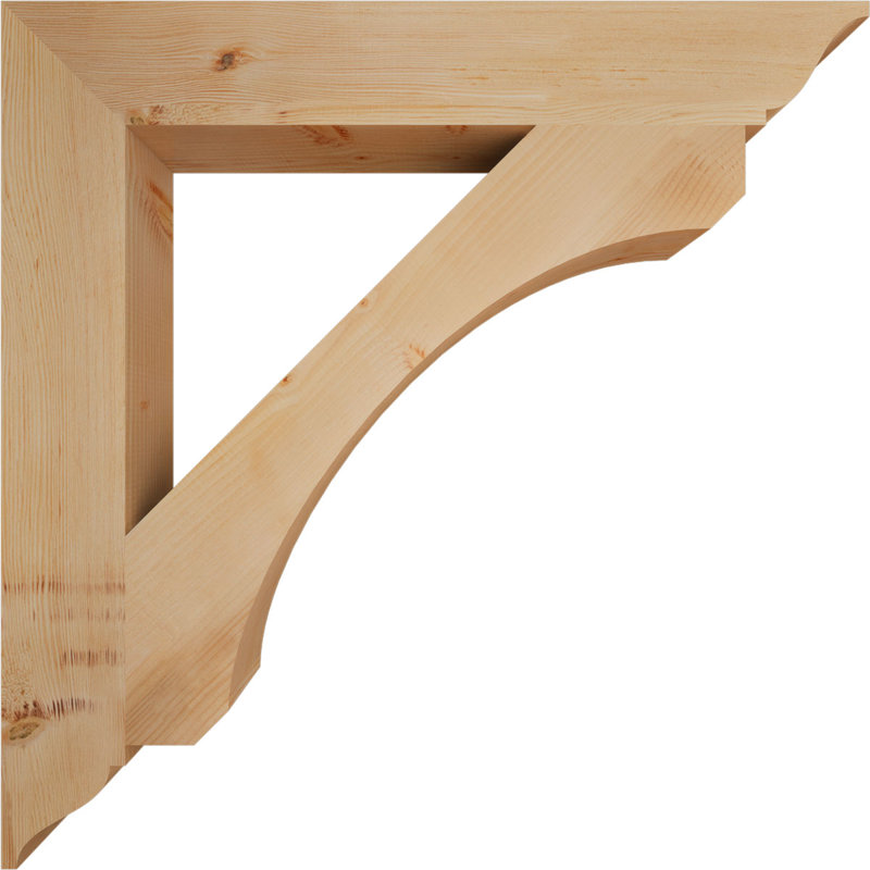 H 5,5 po x P 5,5 po, Sapin de Douglas, H 42 po x l 5,5 po x P 42 po