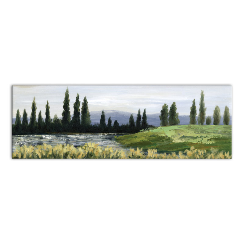 Rolling Hills - Peinture sur toile, Toile tendue, H 12 po x l 36 po x P 1,25 po