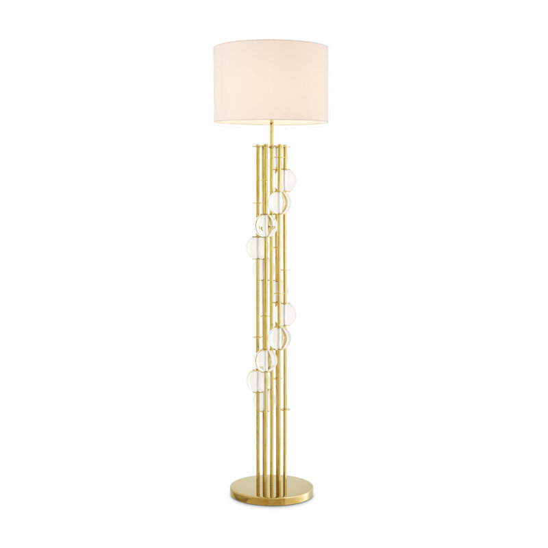 Lorenzo 69'' Traditional Floor Lamp, Gold