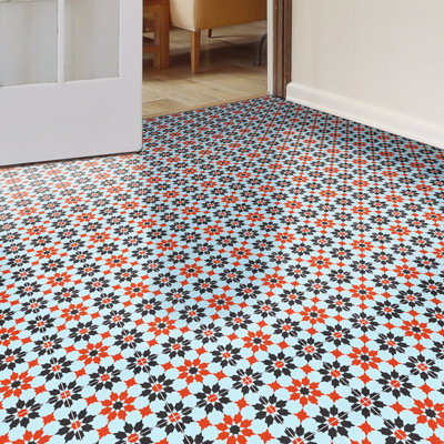 Ahfir 8" x 8" Cement Singular Wall & Floor Tile
