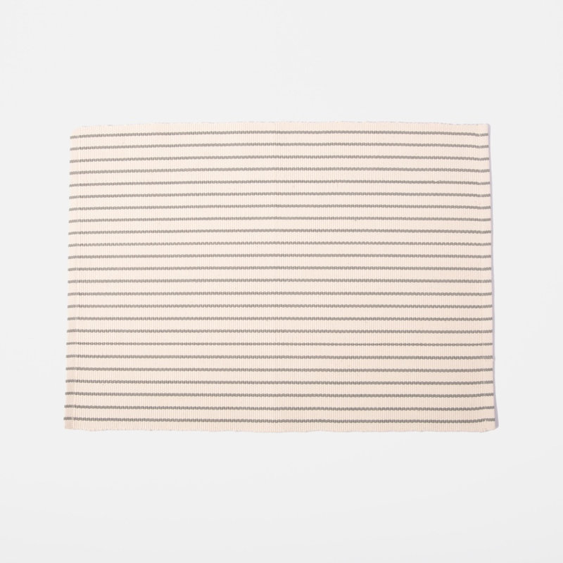 Napperons Rangi - ensemble de 4, Gris