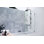 Vela 32.5 in. x 58.25 in. Frameless Single Fixed Bath Panel
