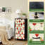 Commode à 4 tiroirs pour la chambre à coucher sans couture cocktail rouge Lime menthe beige petite grande commode pour les organisateurs de placard avec commode