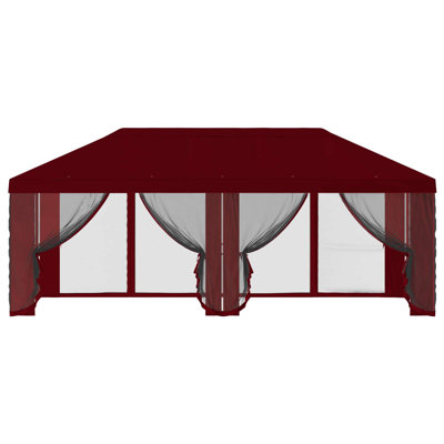 Vidaxl Gazebo Cover With Sidewalls Polyester Canopy Outdoor Shade Terrace