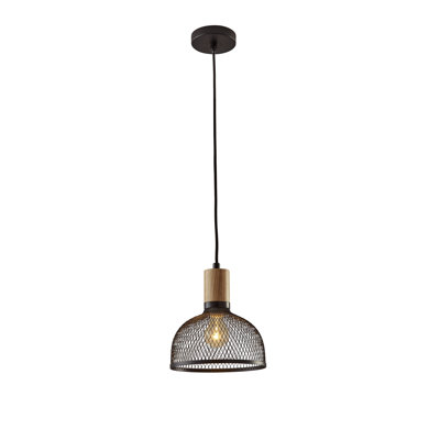 Rosetta 1 - Light Black Single Pendant