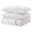Ensemble de courtepointe Mudd, 2 pièces pour lit simple, blanc-1511512645