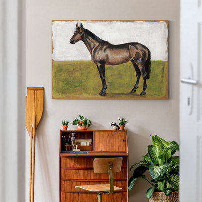 Équitation et études équestres IV - reproduction d'art sur toile