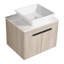 Ensemble de meuble-lavabo flottant avec lavabo en céramique Modern Design