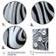 Motif zébré noir et blanc dynamique IV-603547096-603547101