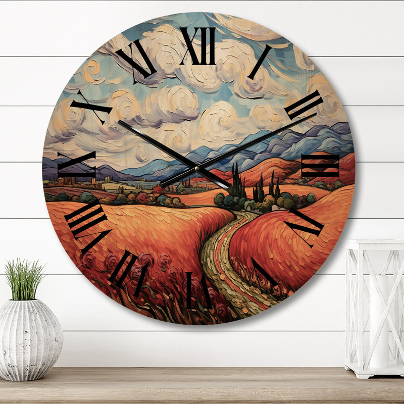 Horloge murale Vangogh Autumn Path IV - Vangogh, Petit