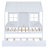 Wood House Bed With Trundle, Wooden Daybed-535132135