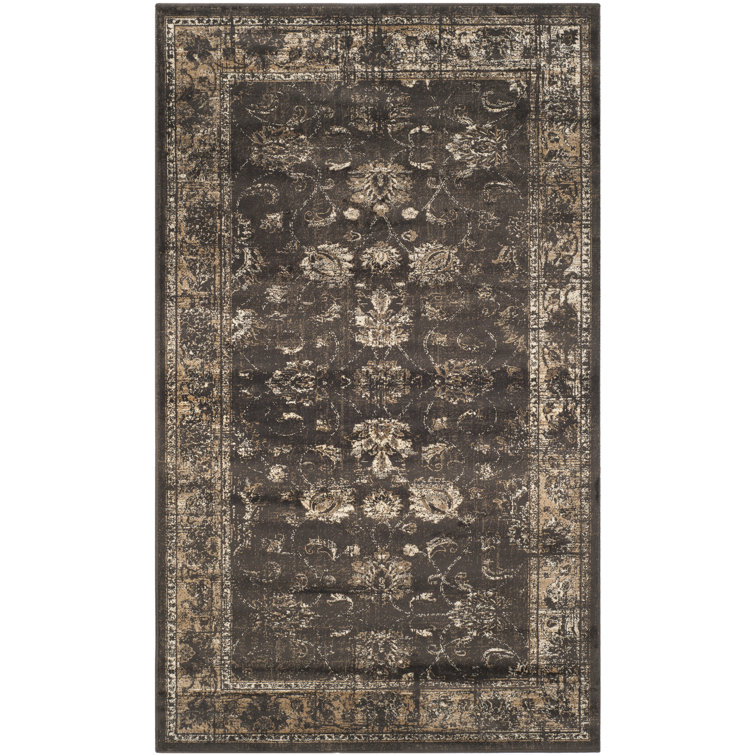 Reading Oriental Viscose Hand Woven Area Rug