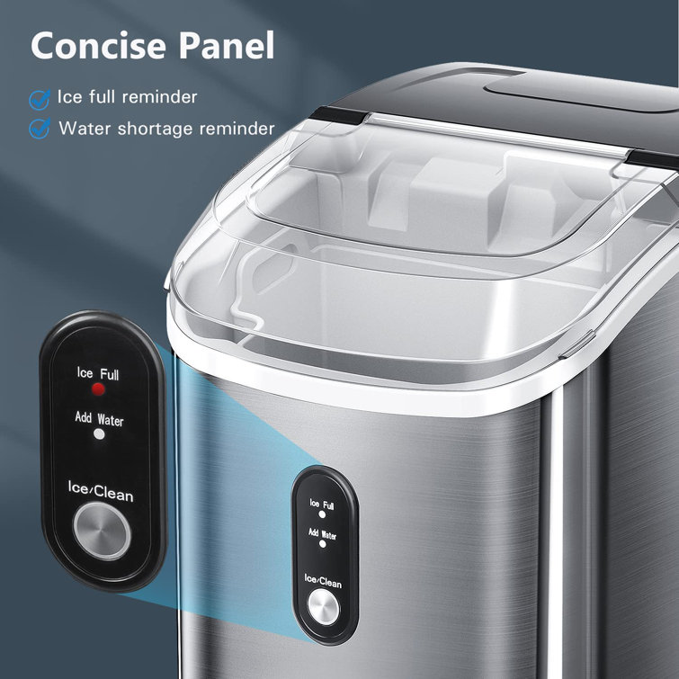  COWSAR Nugget Ice Maker, Countertop Ice Maker Nugget,  Portable Ice Machine
