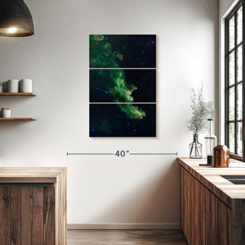 Oberle Witch Head Nebula, 38" H x 24" W