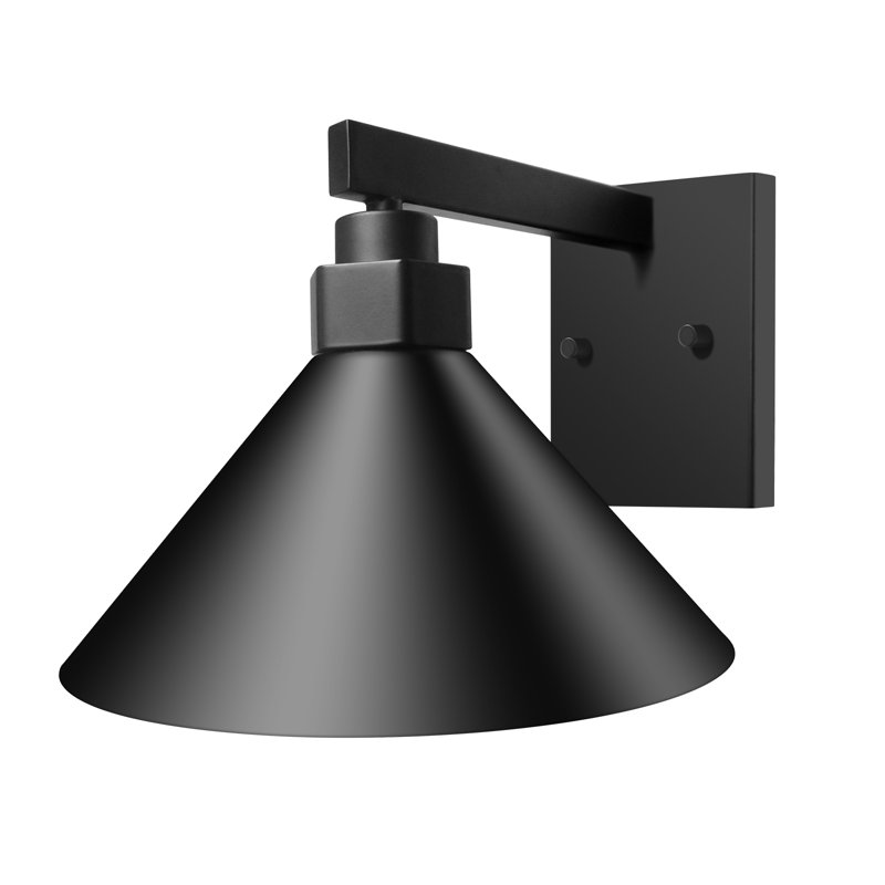 Barn Light ,12IN Matte brown  Flush Mounted Sconce,Dimmable Wall Sconces suitable for your any living space or bathroom area,ETL Listed, 1Pack