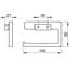 Moll Wall Mounted Toilet Paper Holder