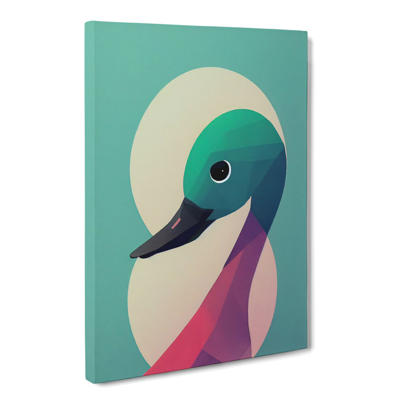 Head Of A Duck - Wrapped Canvas, 76cm H x 50cm W x 3cm D