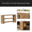 Sofa Table,3-Tier Side Table,Console Table