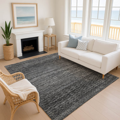 Premium Machine Washable Mayfield AMF2150 Striped Rug