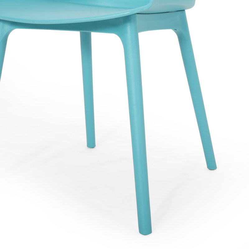 Chaise de terrasse Jacqueline, Bleu sarcelle