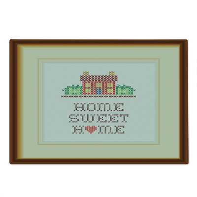 Ambesonne Saying Cutting Board Large Size Handcraft House Multicolor