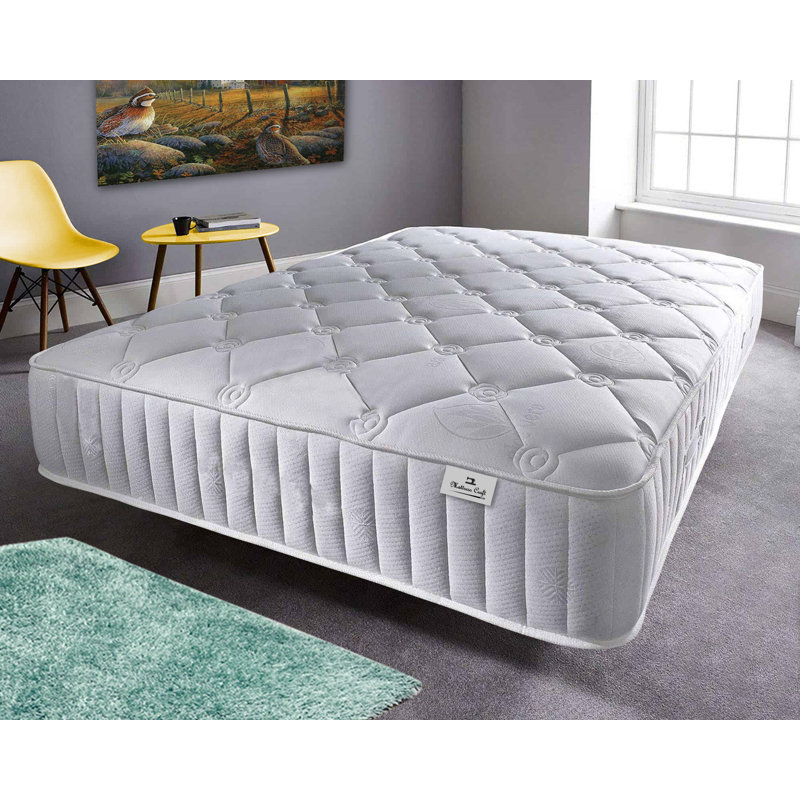 Rose Tile Pocket Sprung Mattress Text, Super Kingsize (6')