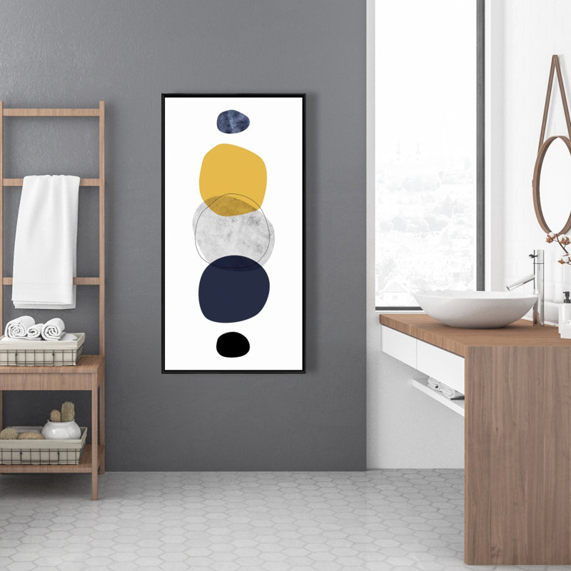 Spheres - 24"x48" Framed canvas