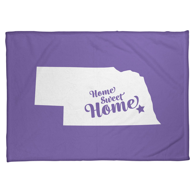 Jeté en polaires pour lincoln home, l 62,5 po x L 82,5 po, Mauve