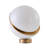 1-Light Gold Table Lamp With A White Acrylic Shade