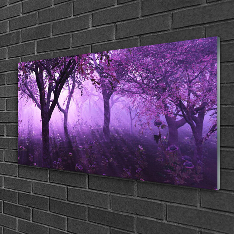 Nature Trees - No Frame Print on Glass