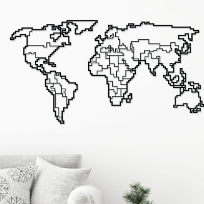 Traditional Abstract Wall Decor on Metal
