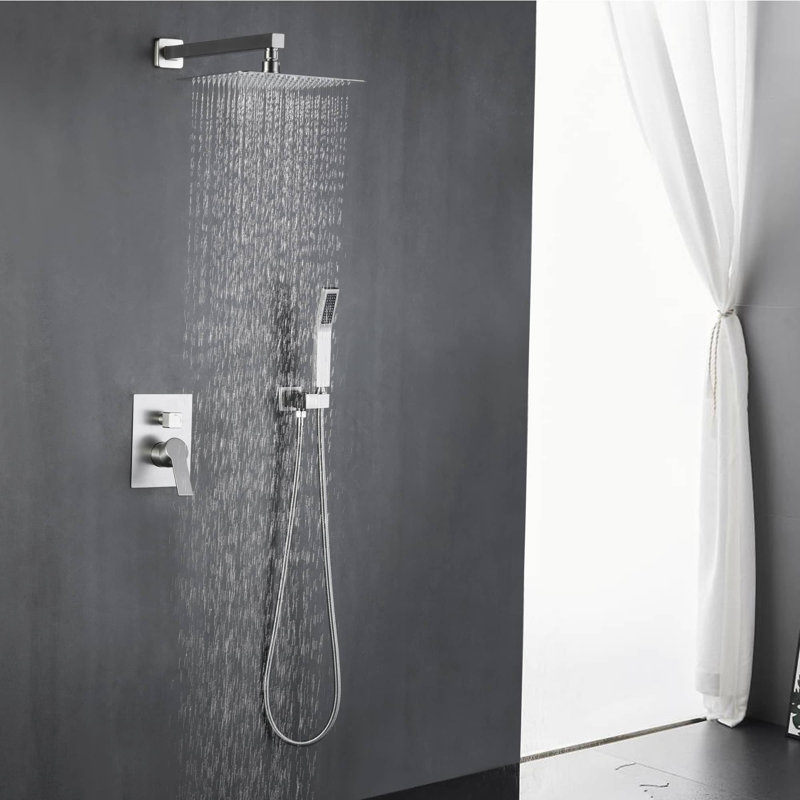 Système de douche complet, Nickel brossé