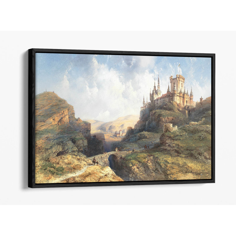 Wrapped Canvas Print, 20.32 cm H x 30.48 cm W, Black