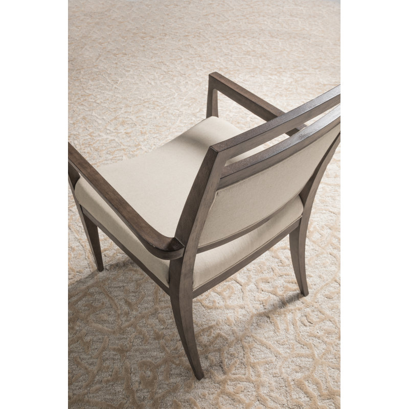 Cohesion Nico Upholstered Arm Chair, Dark Brown