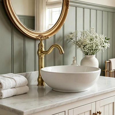 Robinet de lavabo, robinet de salle de bain à poignée unique avec bec à col de cygne pivotant à 360°
