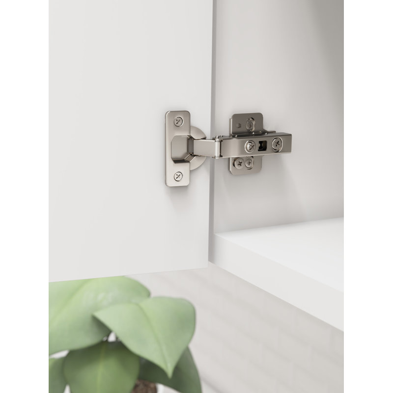 Nickel Full Overlay Soft Close Euro Concealed Cabinet Hinge